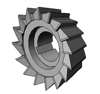 Fresa frontal angular