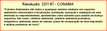 resolução 237/97 CONAMA