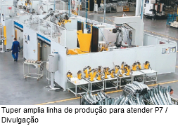 nova linha de producao Tuper