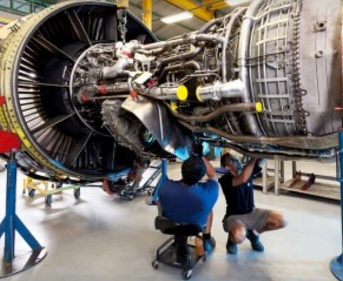A GE Celma terá uma nova unidade de testes de motores aeronáuticos no RJ. Foto: Divulgação