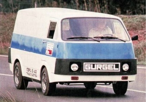 Gurgel Itaipu E-400, furgão elétrico da década de 80. Crédito: Revista Quatro Rodas