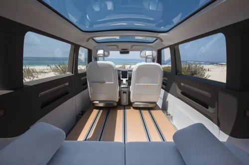 Interior da I.D Buzz será mais espaçoso e confortável que o da velha Kombi (Divulgação/Volkswagen)