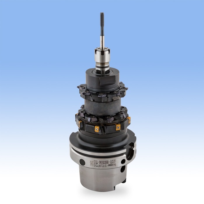 Fig.4 Ferramenta combinada para usinagem de mangas de eixo ISCAR