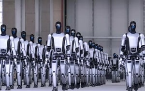 Companhia chinesa inaugura fábrica com capacidade para produzir 10 mil robôs humanoides por ano - Imagem: Ubtech/Divulgação