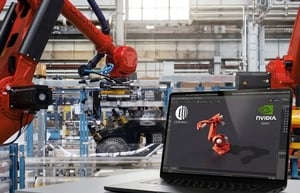 Comau integra tecnologias da NVIDIA para desenvolver robôs industriais com IA - Imagem: Divulgação