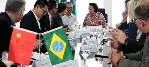 Governadora Fátima Bezerra recebeu nesta sexta-feira, 26, em audiência, o vice-presidente da SPIC - State Power Investment Corporation / Demis Roussos / Assecom RN