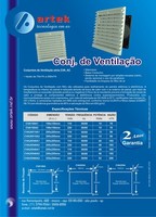 Conjuntos de ventilação para painéis elétricos Conjuntos de ventilação para painéis elétricos