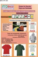 Camiseta feita de PET reciclado Camiseta feita de PET reciclado