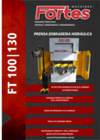 PRENSA DOBRADEIRA HIDRÁULICA PRENSA DOBRADEIRA HIDRÁULICA