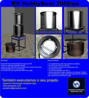 Kit cerveja artesanal 50 Litros inox 304. Kit cerveja artesanal 50 Litros inox 304.