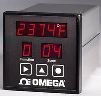 CN606_612: Monitor de Temperatura de 6 ou 12 Canais com Alarme e Comunicação Padrão para Montagem 1/4 DIN