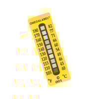 TL-10: Etiquetas de Temperatura  Não Reversíveis OMEGALABEL&reg;