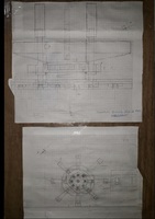 Desenho técnico dispositivo de furar - Rascunho técnico Desenho técnico dispositivo de furar - Rascunho técnico
