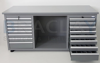 Bancada industrial para serviços c/ 16 gavetas BRA-10127 Bancada industrial para serviços c/ 16 gavetas BRA-10127
