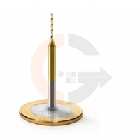 Broca 1.0mm Metal Duro + Titânio codigog Broca 1.0mm Metal Duro + Titânio codigog