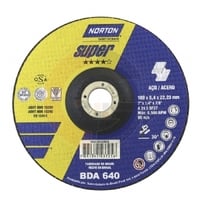 Disco de desbaste Super Aços 7 pol. x 6.4mm BDA 640 Norton codigog Disco de desbaste Super Aços 7 pol. x 6.4mm BDA 640 Norton codigog