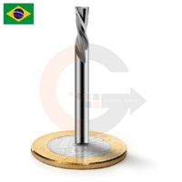 Fresa down cut 2 cortes 4mm para chapas de alumínio codigog Fresa down cut 2 cortes 4mm para chapas de alumínio codigog