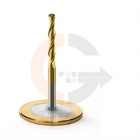 Fresa Esférica Ball Nose 3.175mm x 17mm Metal Duro com Titânio codigog Fresa Esférica Ball Nose 3.175mm x 17mm Metal Duro com Titânio codigog