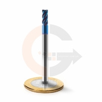 Fresa Para Aço Temperado 4 Cortes HRC65 4mm x 10mm codigog Fresa Para Aço Temperado 4 Cortes HRC65 4mm x 10mm codigog