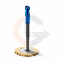 Fresa Para Aço Temperado Esférica 2 Cortes HRC65 6mm x 12mm codigog Fresa Para Aço Temperado Esférica 2 Cortes HRC65 6mm x 12mm codigog