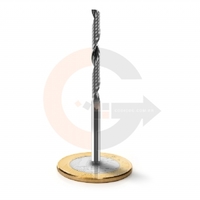Fresa Para Acrílico e Outros Plásticos 1 Corte 3.175mm x 32mm Metal Duro codigog Fresa Para Acrílico e Outros Plásticos 1 Corte 3.175mm x 32mm Metal Duro codigog