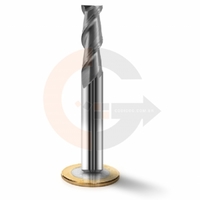 Fresa Para Alumínio 2 Cortes HRC55 10mm x 30mm codigog Fresa Para Alumínio 2 Cortes HRC55 10mm x 30mm codigog