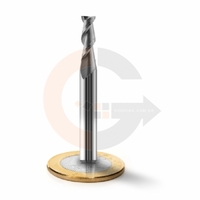 Fresa Para Alumínio 2 Cortes HRC55 5mm x 15mm codigog Fresa Para Alumínio 2 Cortes HRC55 5mm x 15mm codigog