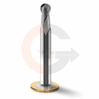 Fresa Para Alumínio Esférica 2 Cortes HRC55 10mm x 20mm codigog Fresa Para Alumínio Esférica 2 Cortes HRC55 10mm x 20mm codigog