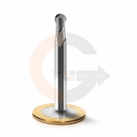 Fresa Para Alumínio Esférica 2 Cortes HRC55 6mm x 12mm codigog Fresa Para Alumínio Esférica 2 Cortes HRC55 6mm x 12mm codigog