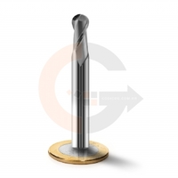 Fresa Para Alumínio Esférica 2 Cortes HRC55 8mm x 16mm codigog Fresa Para Alumínio Esférica 2 Cortes HRC55 8mm x 16mm codigog