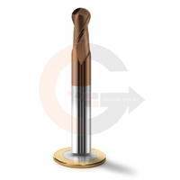 Fresa Para Ferro e Aço Esférica 2 Cortes HRC55 10mm x 20mm codigog Fresa Para Ferro e Aço Esférica 2 Cortes HRC55 10mm x 20mm codigog