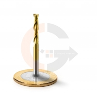 Fresa Topo 2 Cortes Espiral 3.175mm x 17mm Metal Duro com Titânio codigog Fresa Topo 2 Cortes Espiral 3.175mm x 17mm Metal Duro com Titânio codigog