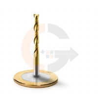 Fresa Topo 2 Cortes Espiral 3.175mm x 22mm Metal Duro com Titânio codigog Fresa Topo 2 Cortes Espiral 3.175mm x 22mm Metal Duro com Titânio codigog