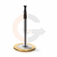 Fresa Topo 2 Cortes HRC45 3.5mm x 9mm cobertura AlTin codigog Fresa Topo 2 Cortes HRC45 3.5mm x 9mm cobertura AlTin codigog