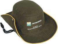 Chapéu Safari com cordão e pingente personalizados Chapéu Safari com cordão e pingente personalizados
