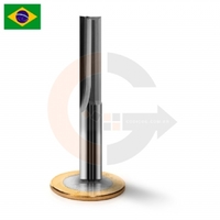 Fresa de Topo para MDF 2 Cortes Retos Paralelos 8mm x 30mm Metal Duro, BR codigog Fresa de Topo para MDF 2 Cortes Retos Paralelos 8mm x 30mm Metal Duro, BR codigog