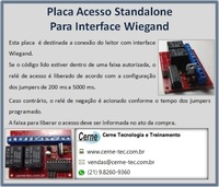 Placa Acesso Standalone Para Interface Wiegand Placa Acesso Standalone Para Interface Wiegand