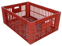 Caixa Plástica BR-1000 para verduras e vegetais Caixa Plástica BR-1000 para verduras e vegetais