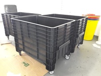 Carro Contentor 1030 370L Com Rodas para Coleta Carro Contentor 1030 370L Com Rodas para Coleta