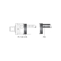 COMPONENTE P/CABEÇOTE MICROMÉTRICO PSP25 -Ø 10~45 COMPONENTE P/CABEÇOTE MICROMÉTRICO PSP25 -Ø 10~45
