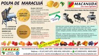 MARACUJÁ PÉROLA DO CERRADO, DESPOLPADORAS MACANUDA MARACUJÁ PÉROLA DO CERRADO, DESPOLPADORAS MACANUDA