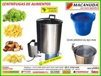 CENTRÍFUGA INDUSTRIAL SECADORA DE BATATAS FRITAS CENTRÍFUGA INDUSTRIAL SECADORA DE BATATAS FRITAS