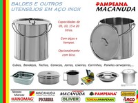 BALDE INOX PARA LEITE 05, 10, 15 E 20 LITROS BALDE INOX PARA LEITE 05, 10, 15 E 20 LITROS