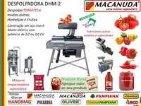 FABRICAR POLPA DE TOMATE MÁQUINA AÇO INOX MACANUDA FABRICAR POLPA DE TOMATE MÁQUINA AÇO INOX MACANUDA