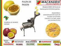 MÁQUINA PARA CORTAR MARACUYÁ Y SEPARAR LA CÁSCARA MÁQUINA PARA CORTAR MARACUYÁ Y SEPARAR LA CÁSCARA