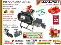 MÁQUINA INOX PARA DESPOLPAR TOMATE MACANUDA MÁQUINA INOX PARA DESPOLPAR TOMATE MACANUDA