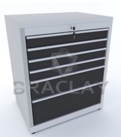 Gaveteiro Industrial Modular 6 Gavetas 750X900X550MM BA-0775 FLEX BRAC Gaveteiro Industrial Modular 6 Gavetas 750X900X550MM BA-0775 FLEX BRAC