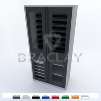 Armário Industrial Modular 5 Gav.72cx bin visor acrílico BRA-1100CB Armário Industrial Modular 5 Gav.72cx bin visor acrílico BRA-1100CB