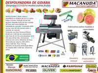 DESPOLPADORA DE GOIABA INDUSTRIAL, MARCA MACANUDA DESPOLPADORA DE GOIABA INDUSTRIAL, MARCA MACANUDA