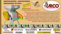 MACANUDA FABRICAÇÃO DE MÁQUINAS PARA AMASSAR AVEIA E OUTROS GRÃOS